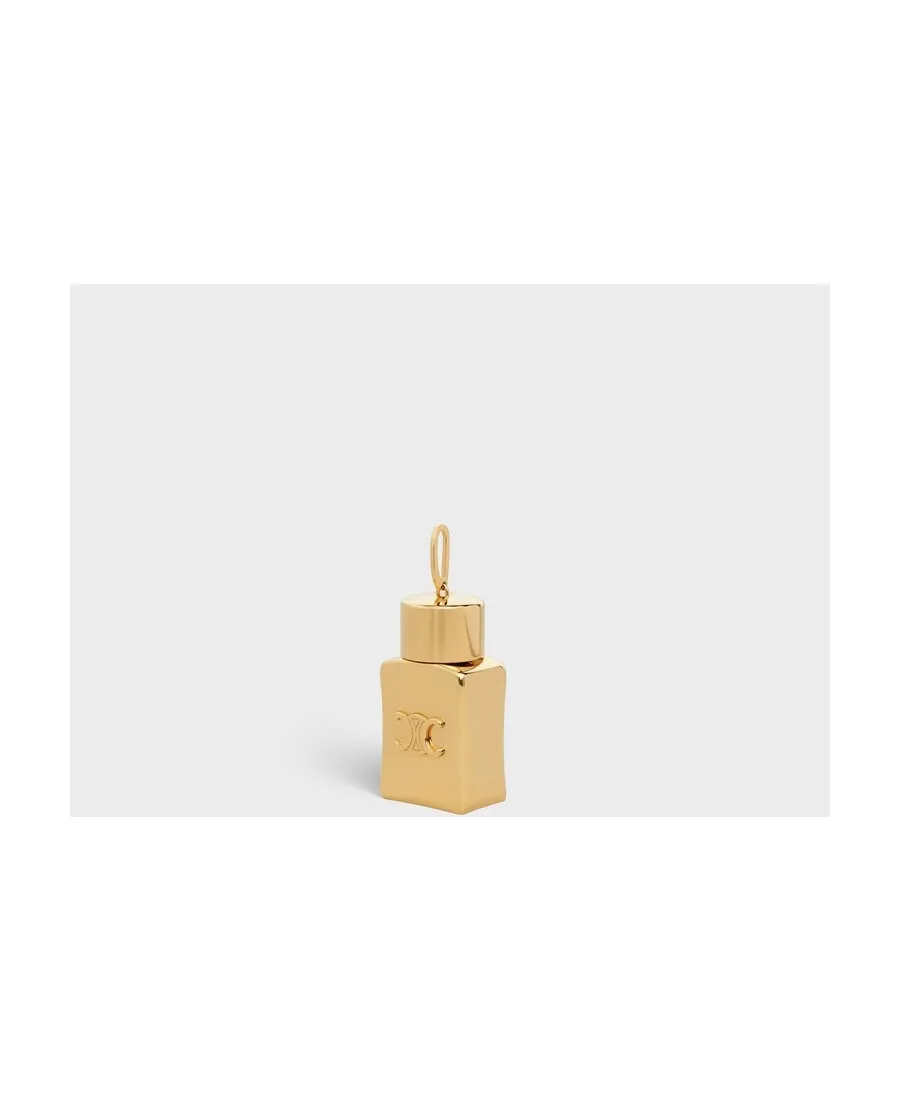 Separables Bottle Pendant In Brass With Gold Finish