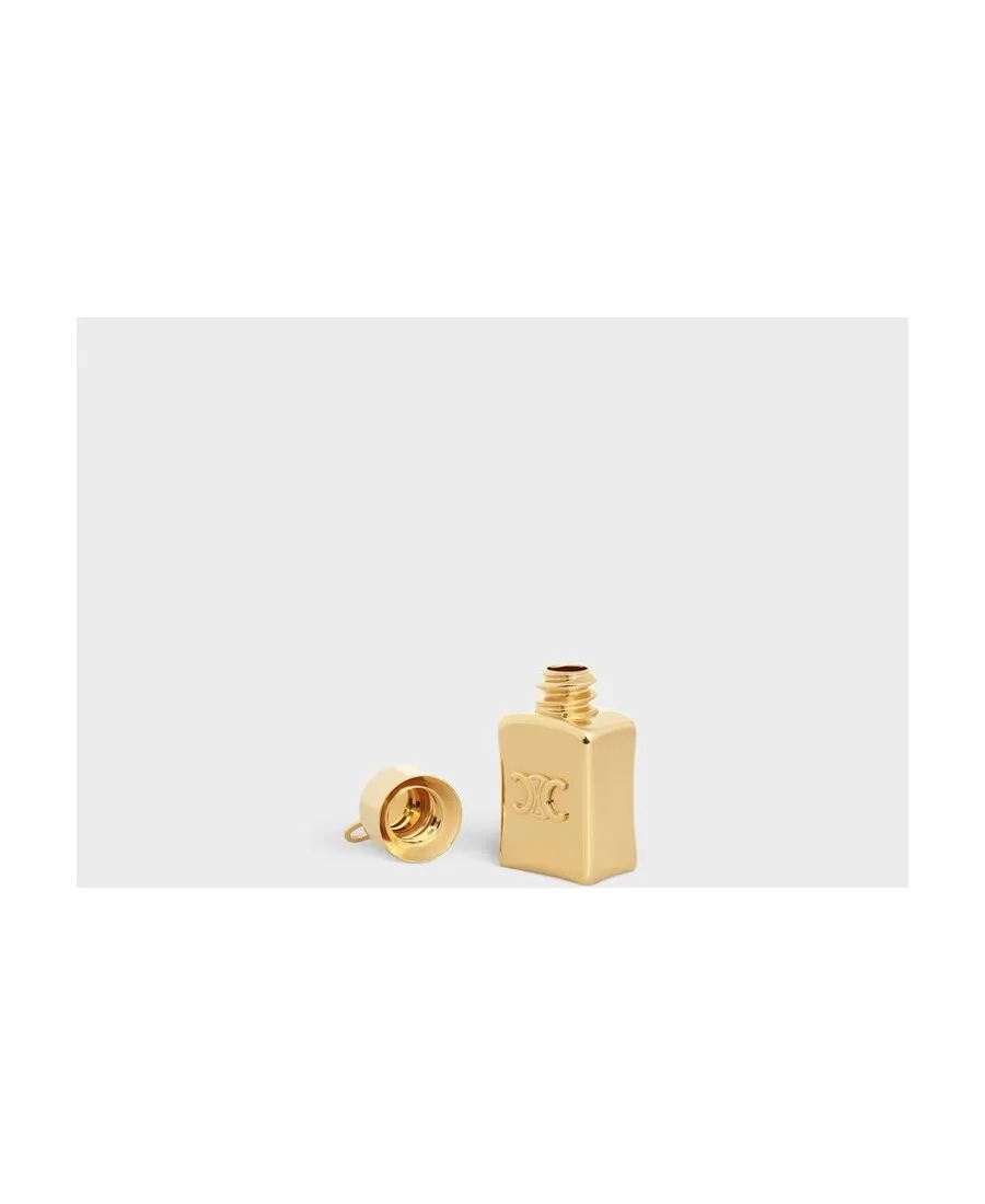 Separables Bottle Pendant In Brass With Gold Finish