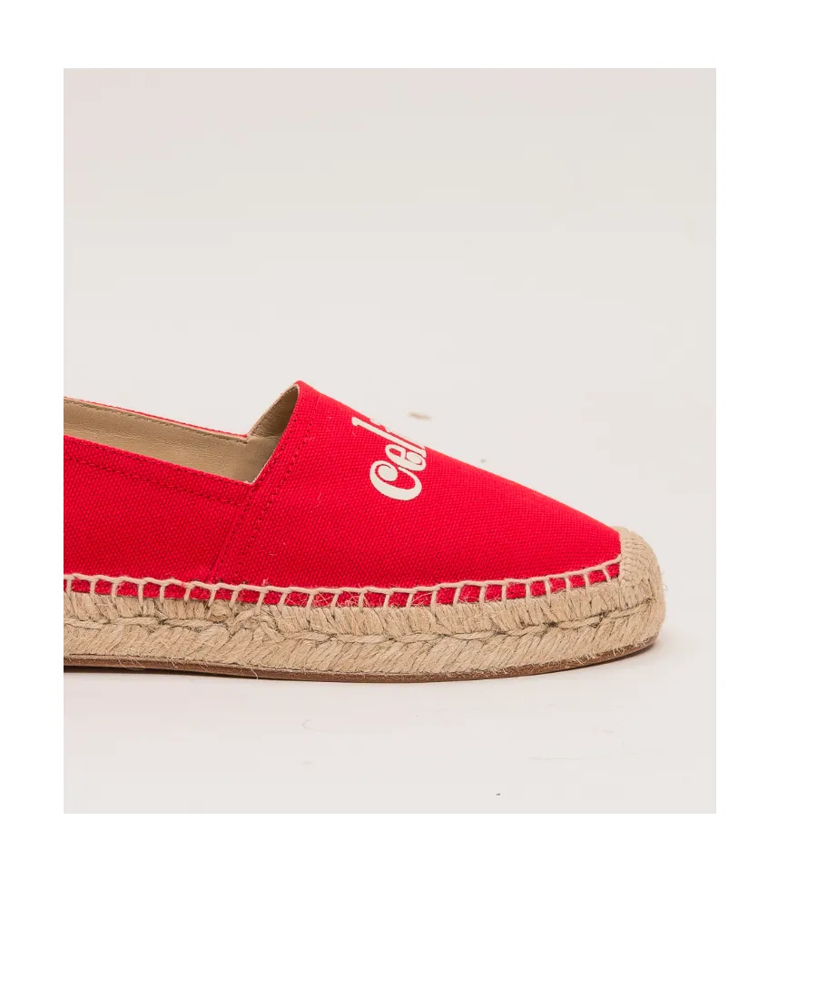 Logo Straw Shoes