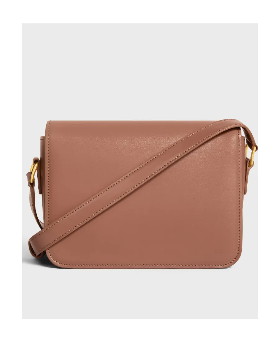 Teen Triomphe Bag In Shiny Calfskin