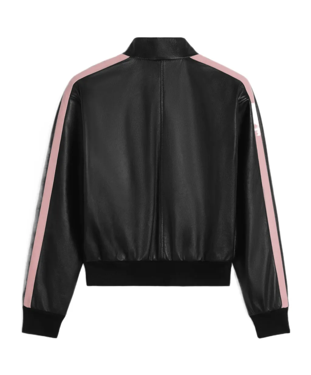 Tracksuit Jacket In Soft Lambskin
