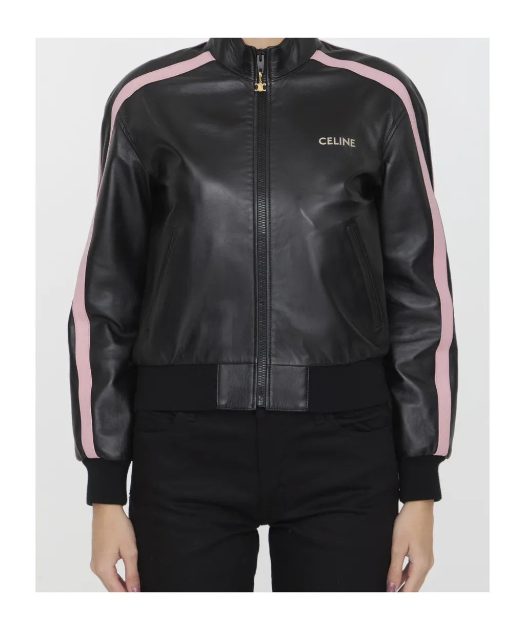 Tracksuit Jacket In Soft Lambskin