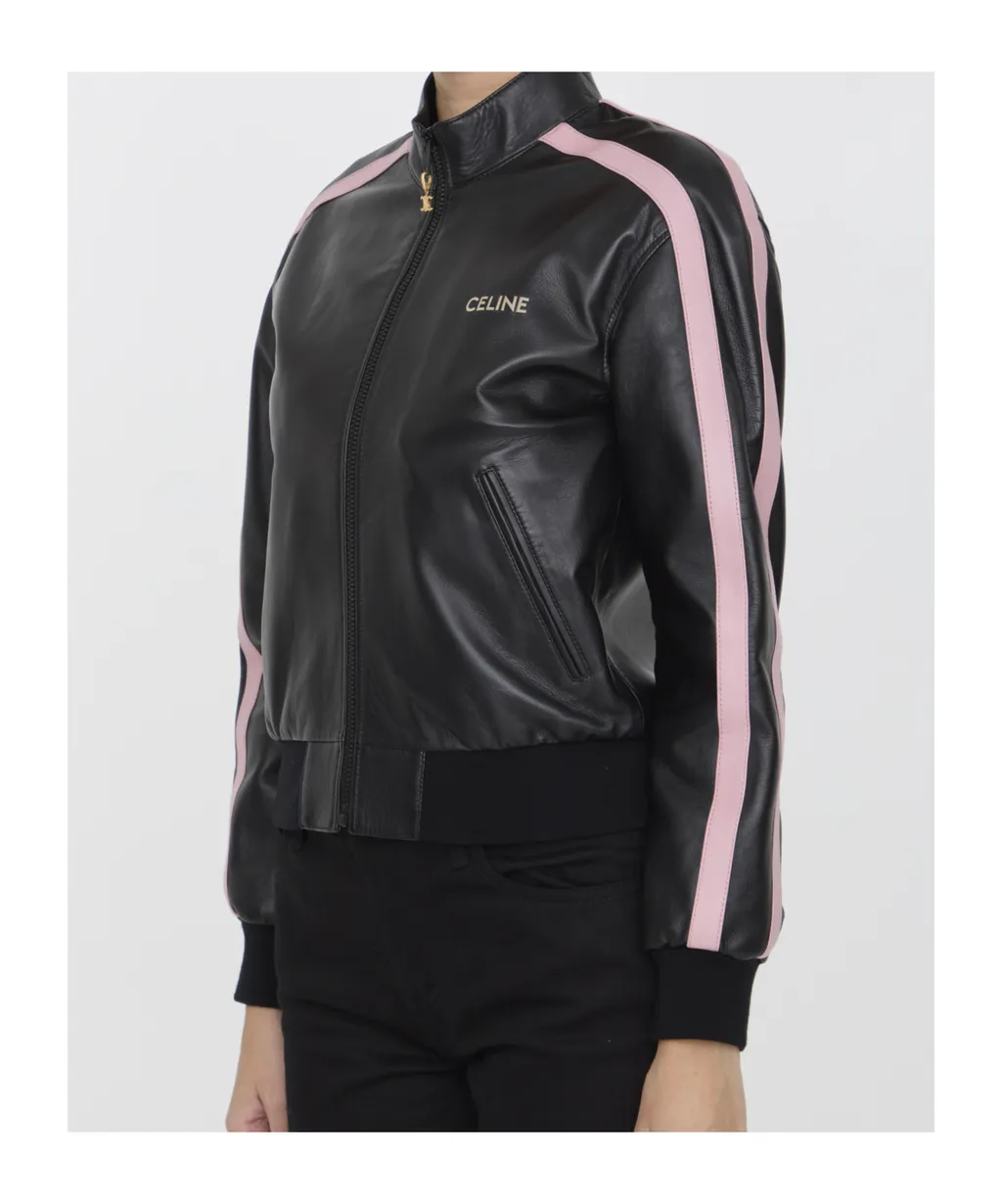 Tracksuit Jacket In Soft Lambskin