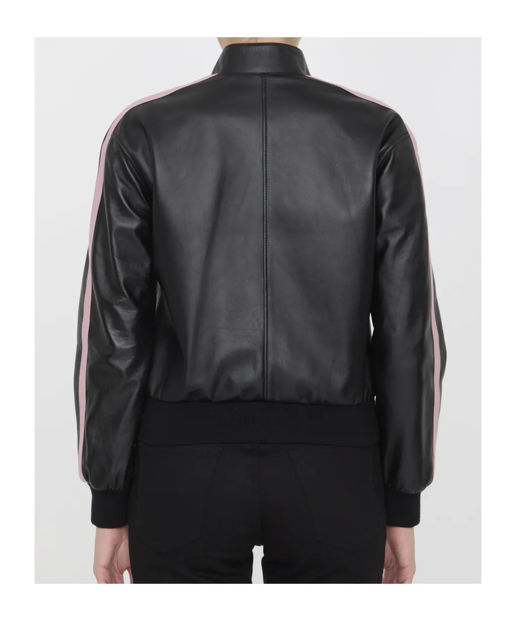 Tracksuit Jacket In Soft Lambskin