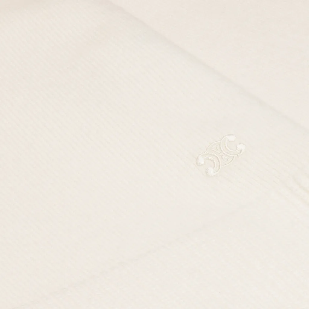 Triomphe Cropped Sweater In Heritage Cashmere