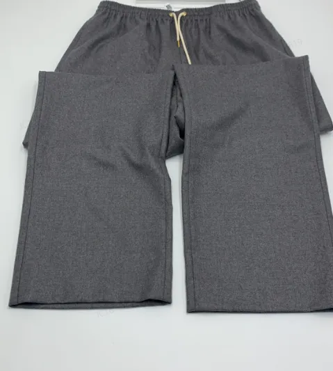 Straight Jogging Pants In Cashmere Flannel