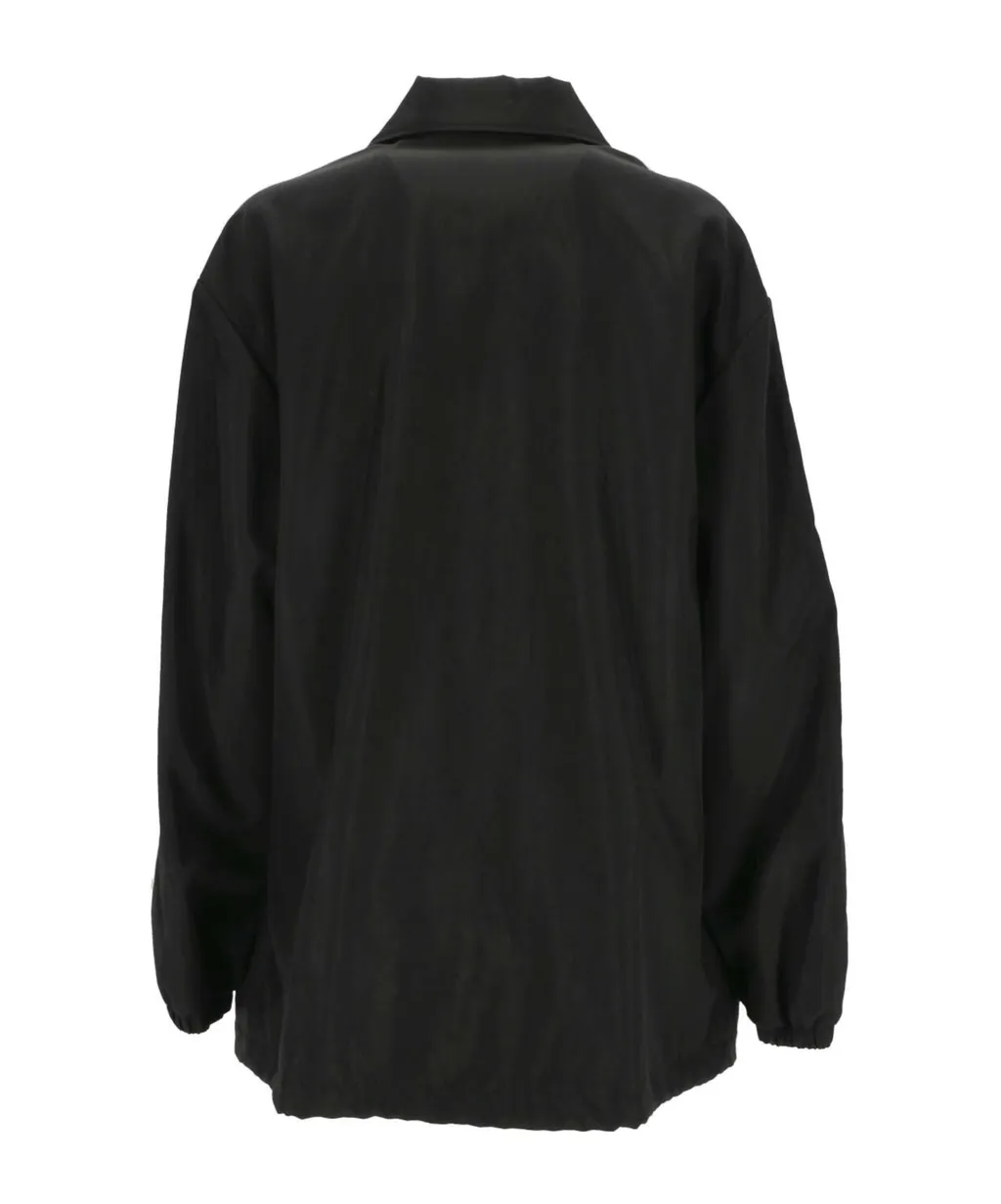 Paris Coach Jacket In Nylon Twill