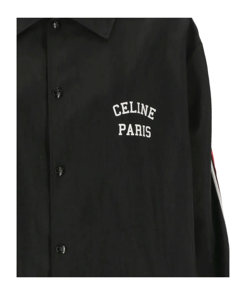 Paris Coach Jacket In Nylon Twill