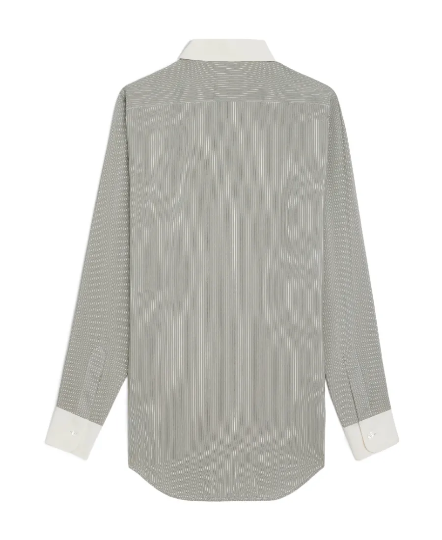 Romy Shirt In Striped Silk
