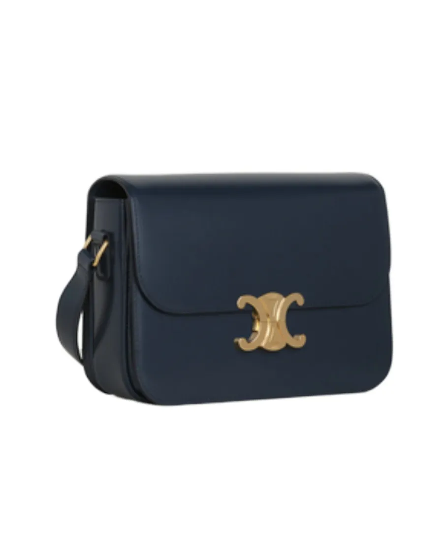 Classique Triomphe Bag In Shiny Calfskin