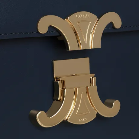 Classique Triomphe Bag In Shiny Calfskin