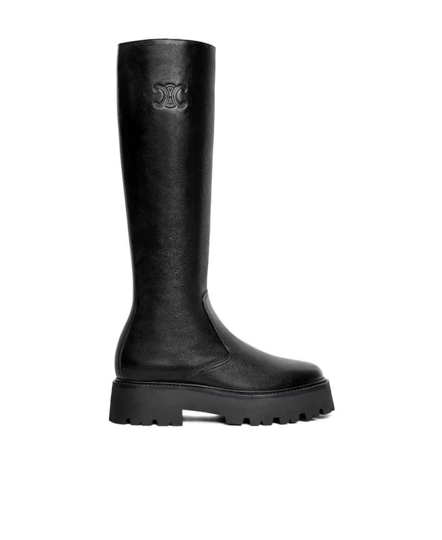 Bulky Zipped Boot With Triomphe In Calfskin