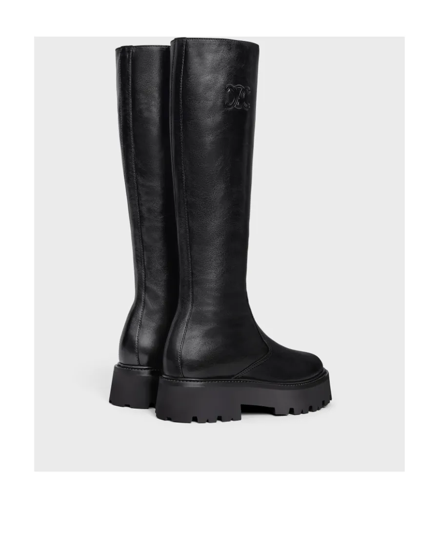 Bulky Zipped Boot With Triomphe In Calfskin