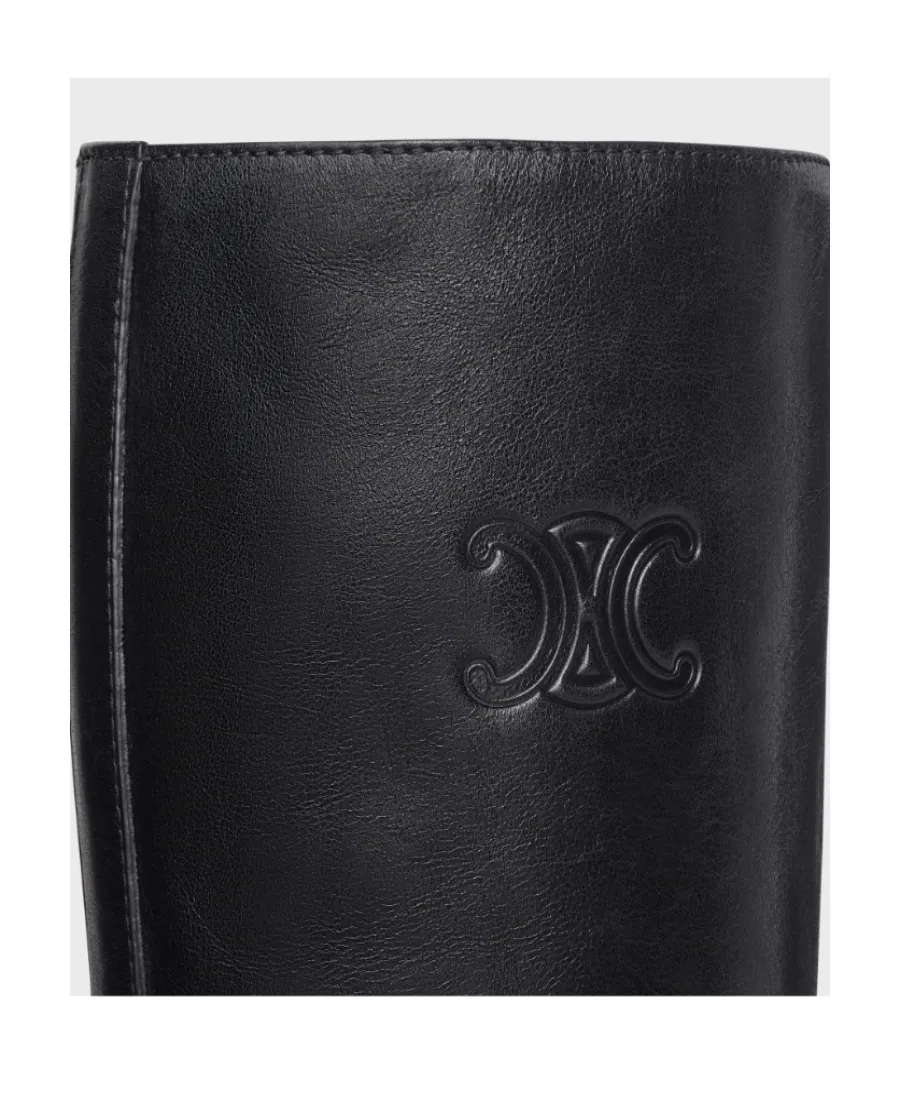 Bulky Zipped Boot With Triomphe In Calfskin