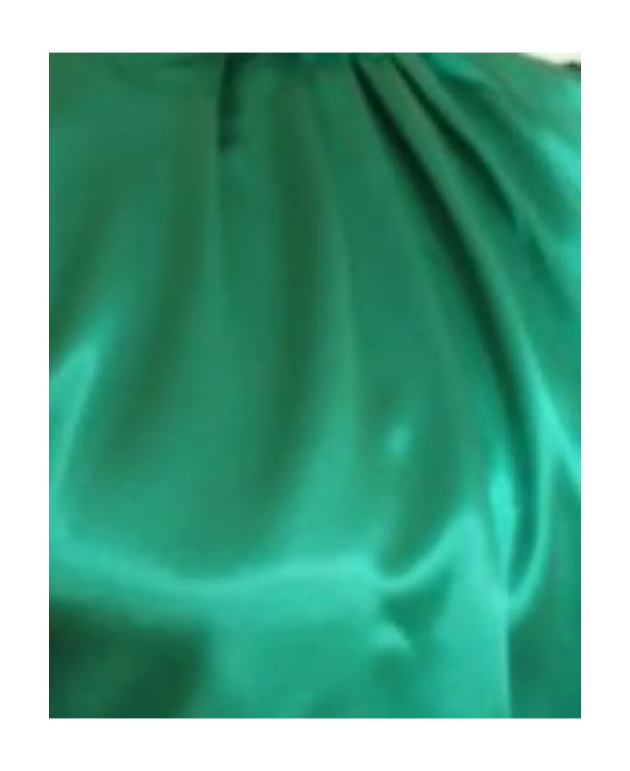 High-Necked Satin Blouse