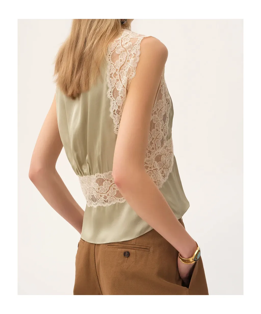 Lace Detailed Top