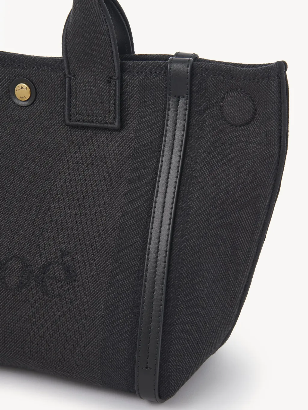 Carry Logo Detailed Small Tote Bag