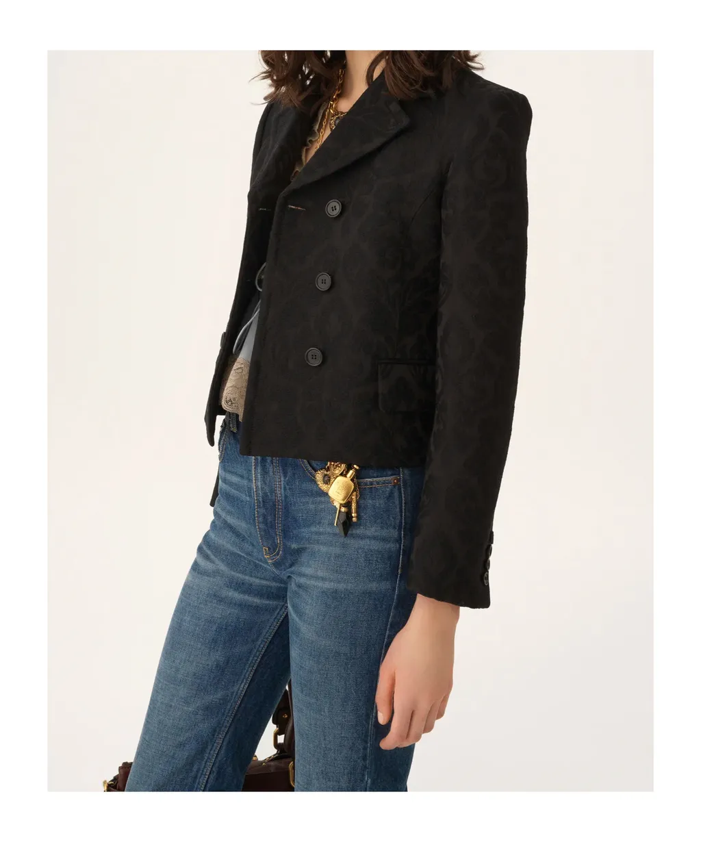 Long-Sleeved Suit Jacket