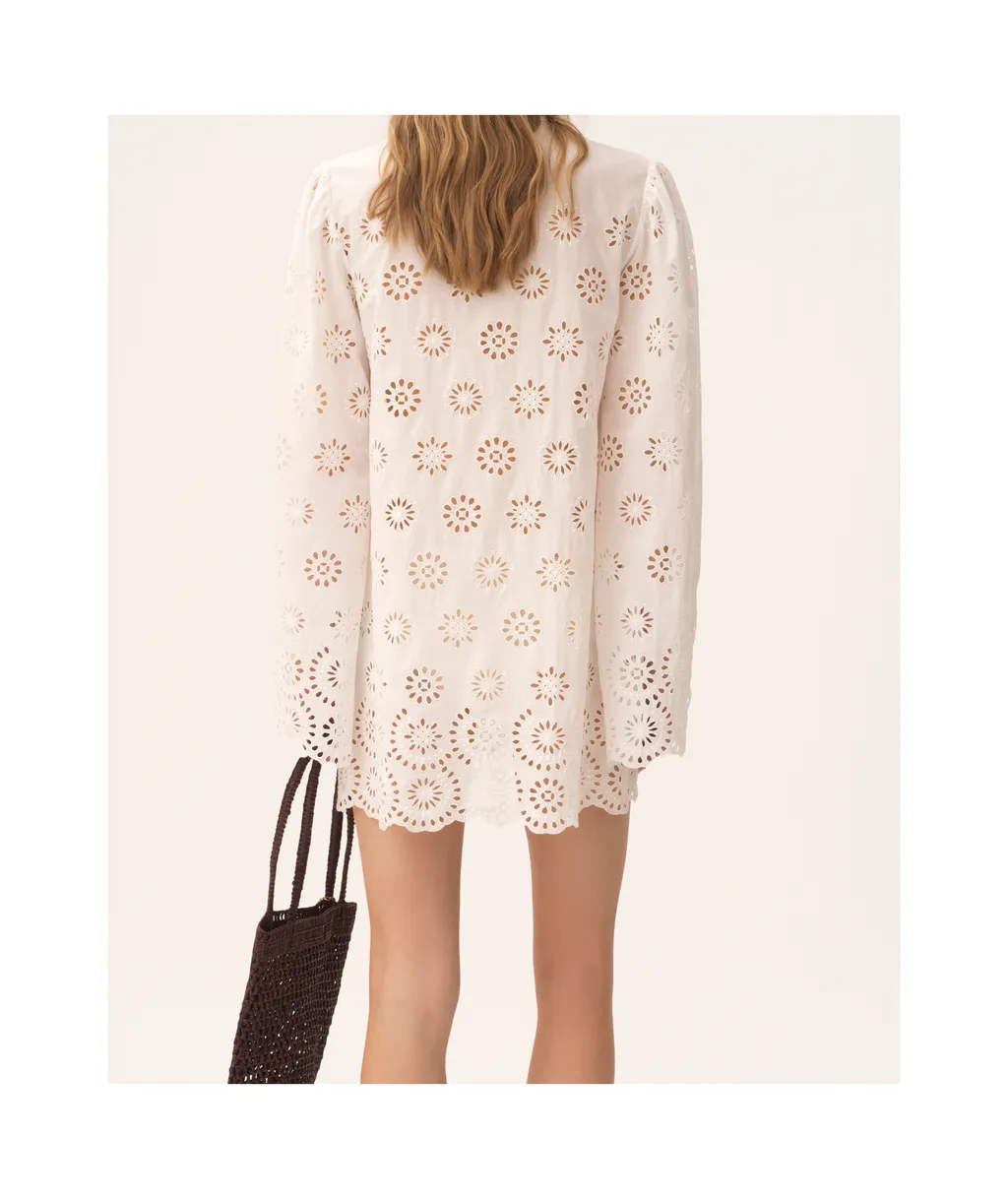Cotton Voile Mini Dress