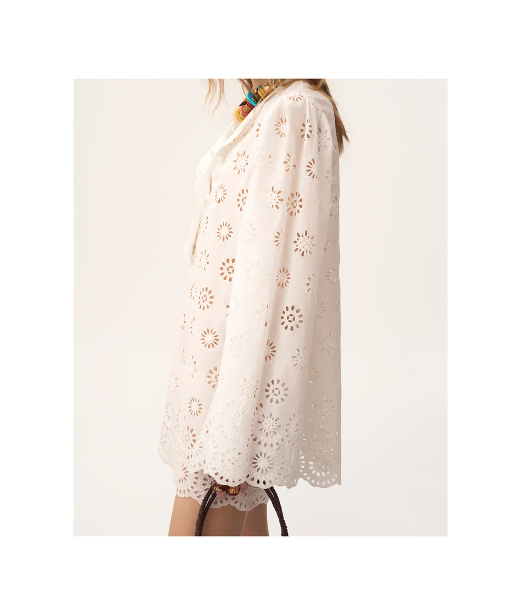 Cotton Voile Mini Dress