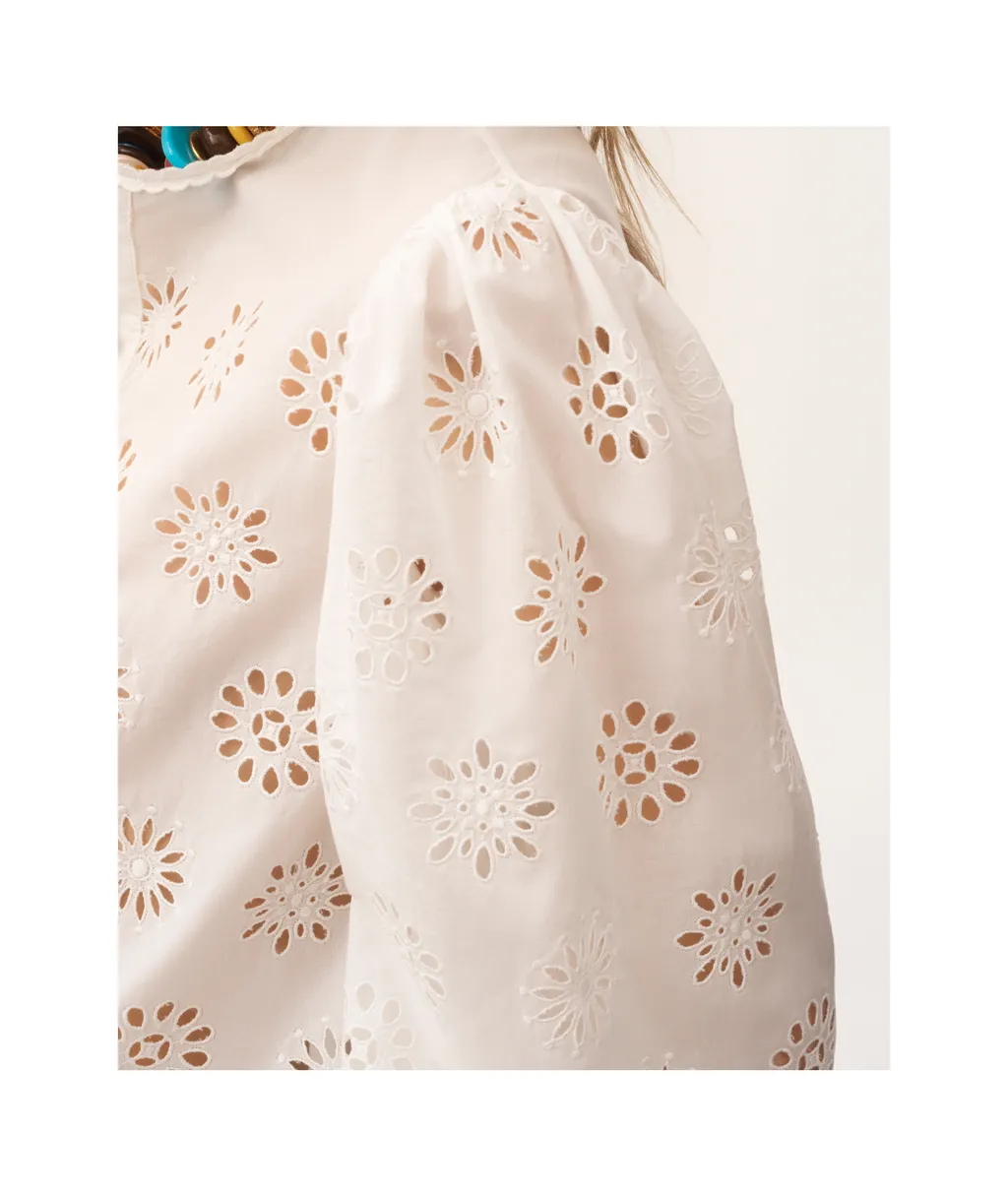 Cotton Voile Mini Dress