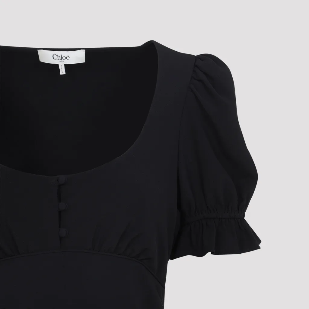 Short-Sleeved Dress