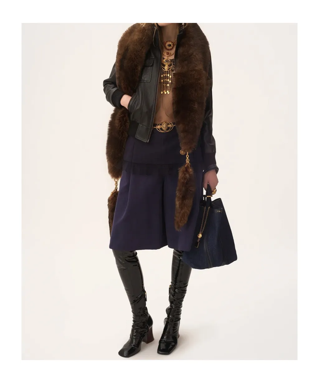 Spin Panelled Shoulder Bag