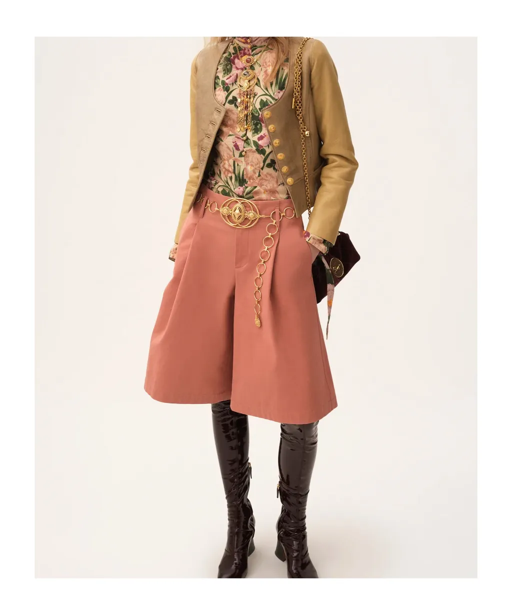 Pleated Shorts