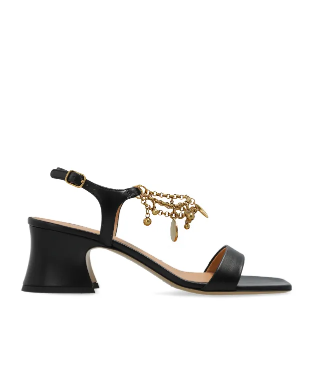 Square Toe High Heel Sandals
