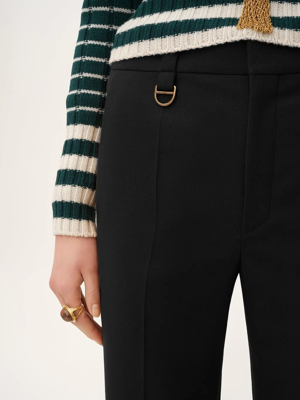 Wool Grain Wool Tailored Pants