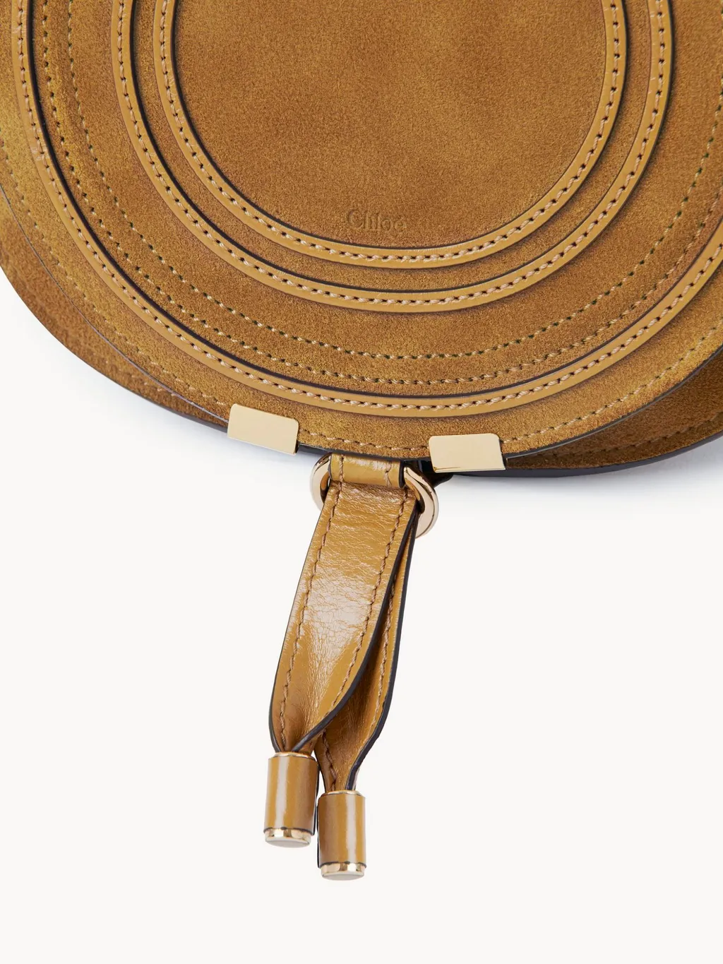 Marcie Saddle Suede Crossbody Bag
