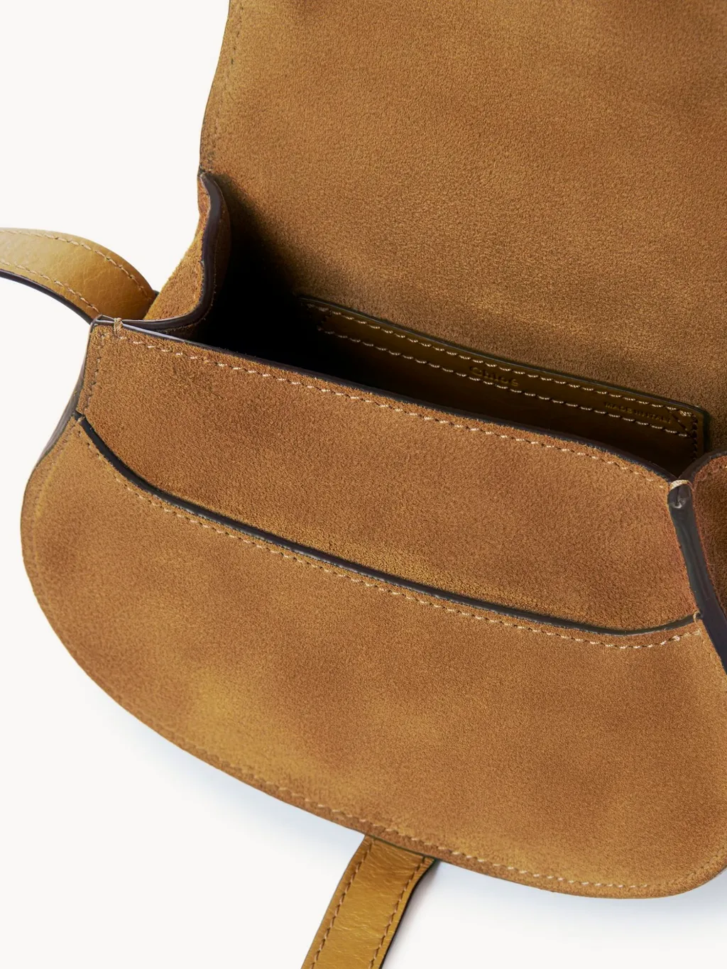 Marcie Saddle Suede Crossbody Bag