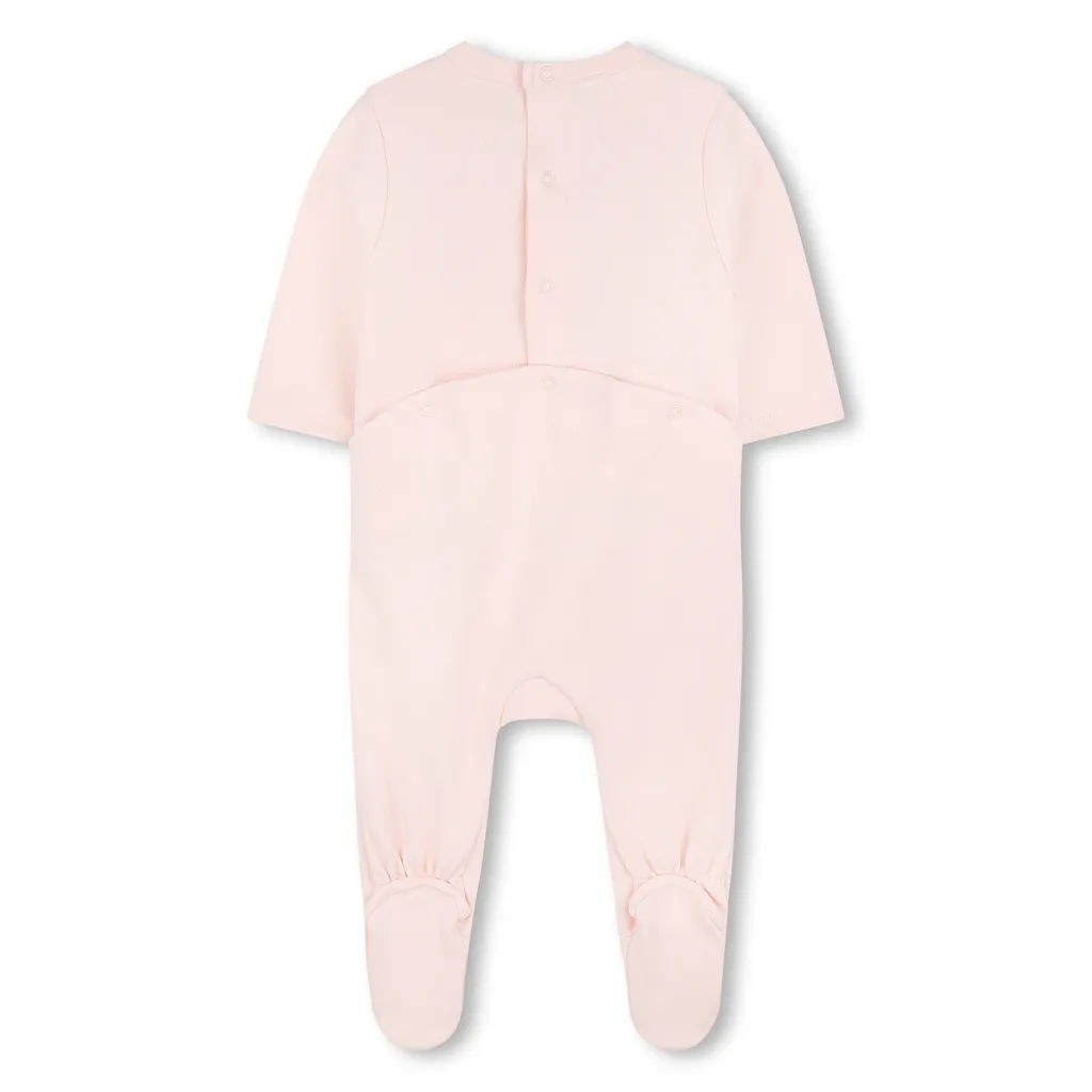 Crew Neck Jumpsuit And Hat Set