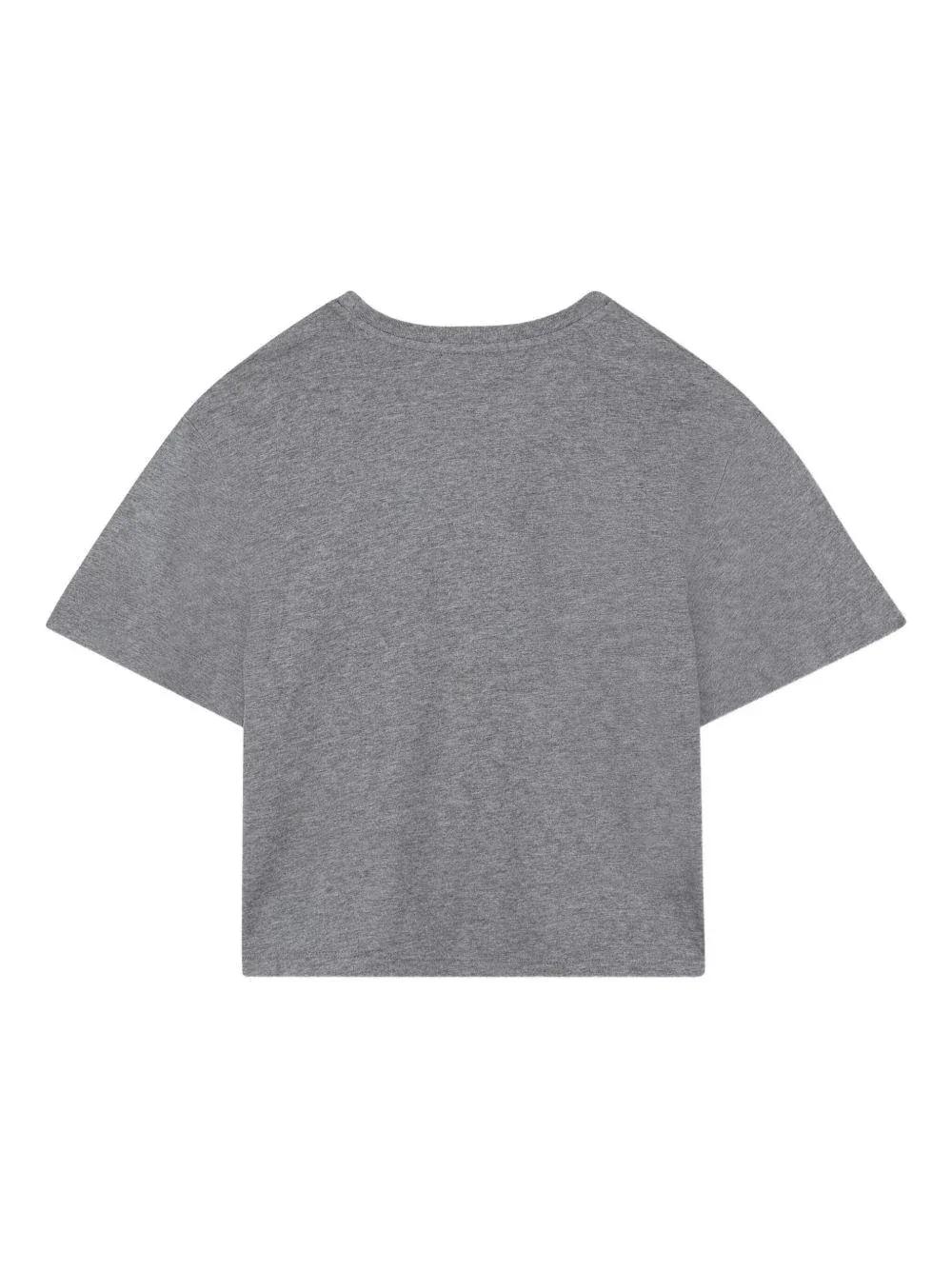Logo-Print Cropped Crewneck T-Shirt
