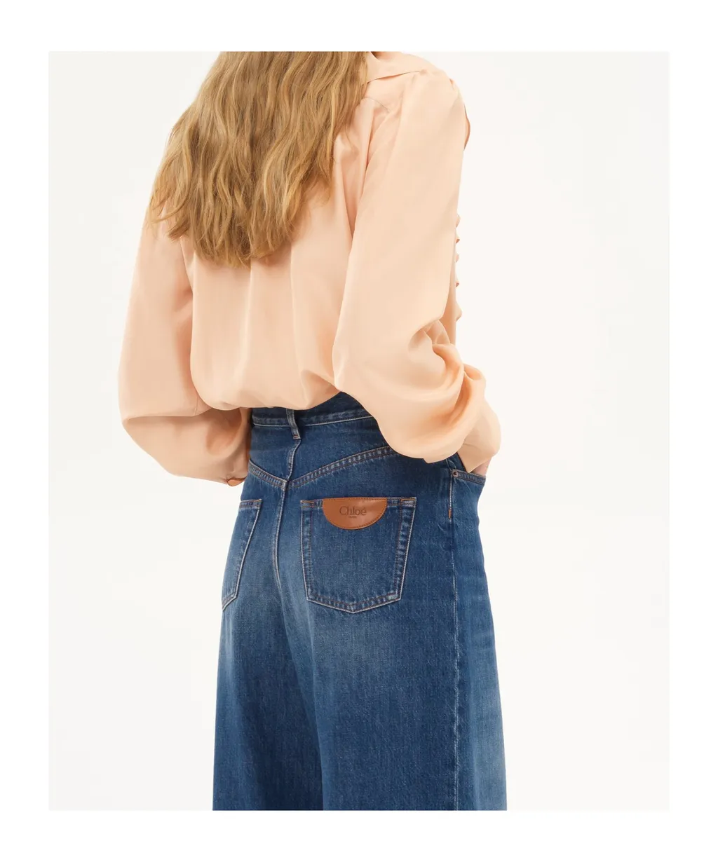 Ruffle Detailed Long-Sleeve Shirt