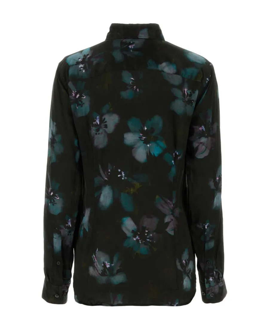 Floral Printed Buttoned Shirt