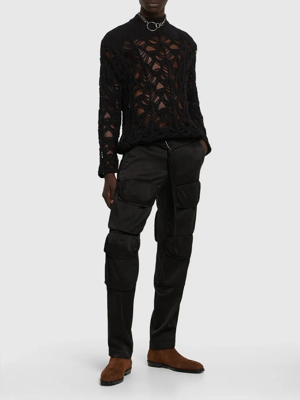 Belt-Loop Casual Pants
