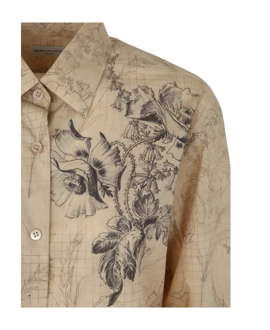 Single-Breasted Long-Sleeved Shirt