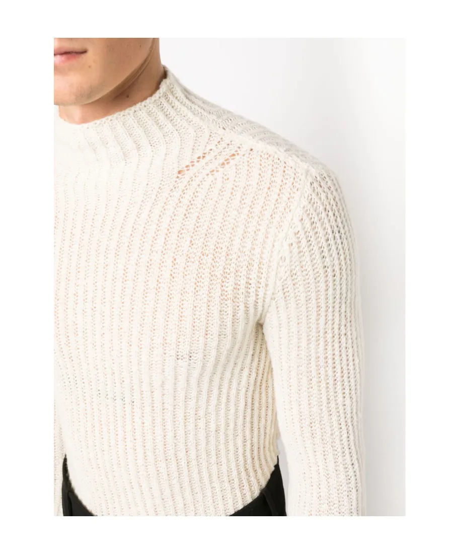 High-Neck Long-Sleeved Sweater