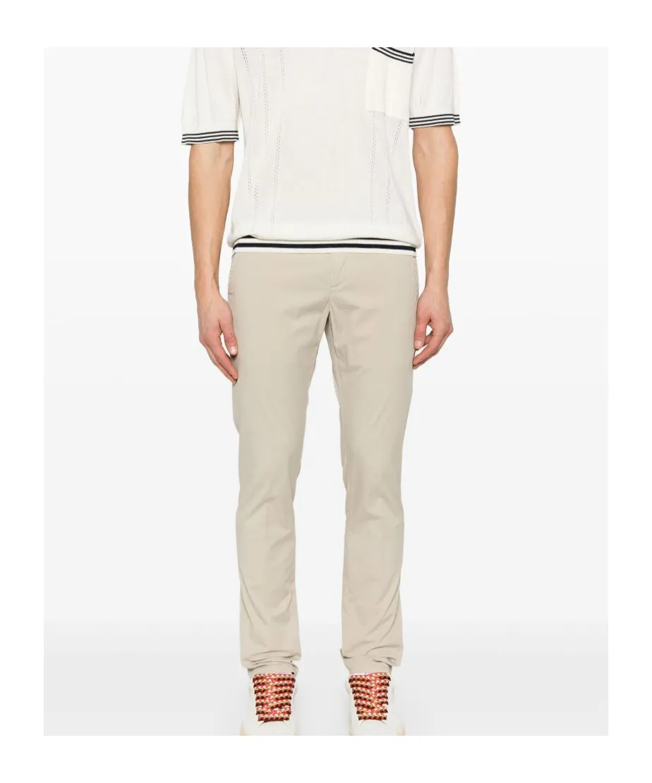 Belt-Loop Casual Pants