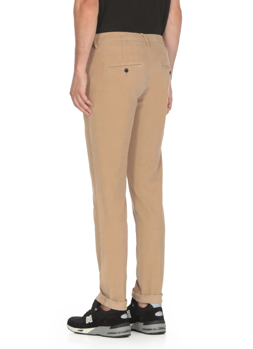 Mid-Rise Corduroy Chino Trousers