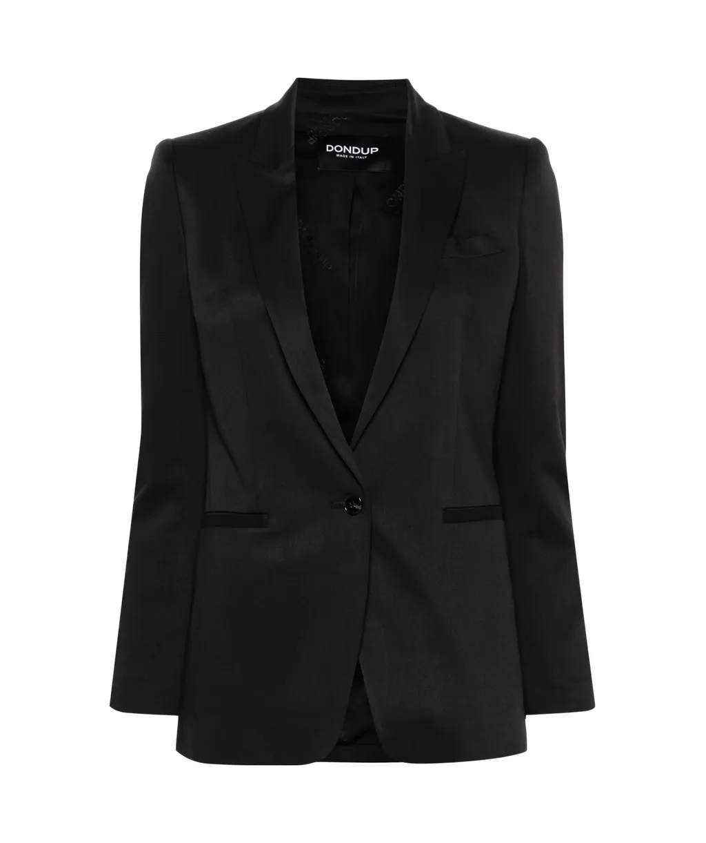 Twill Cotton-Blend Blazer