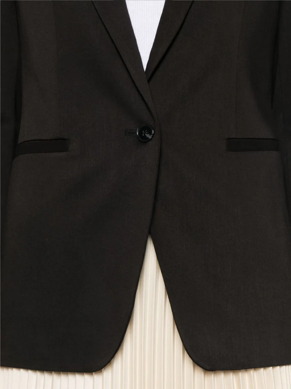 Twill Cotton-Blend Blazer