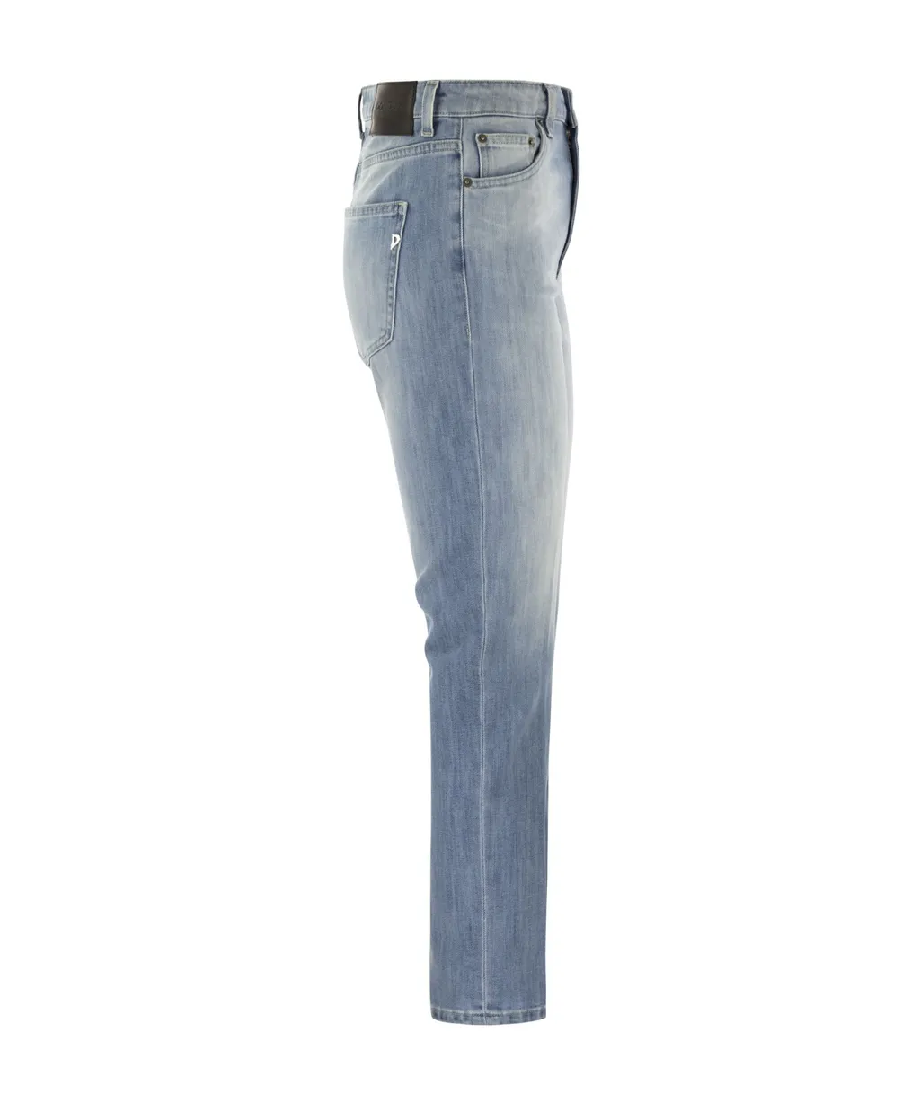 Cindy High-Waist Straight-Leg Jeans