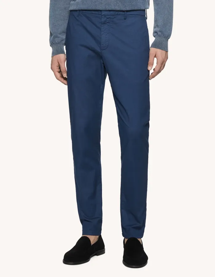 Belt-Loop Casual Pants
