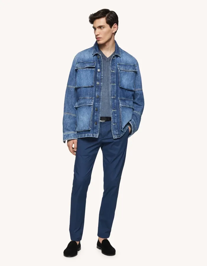 Belt-Loop Casual Pants