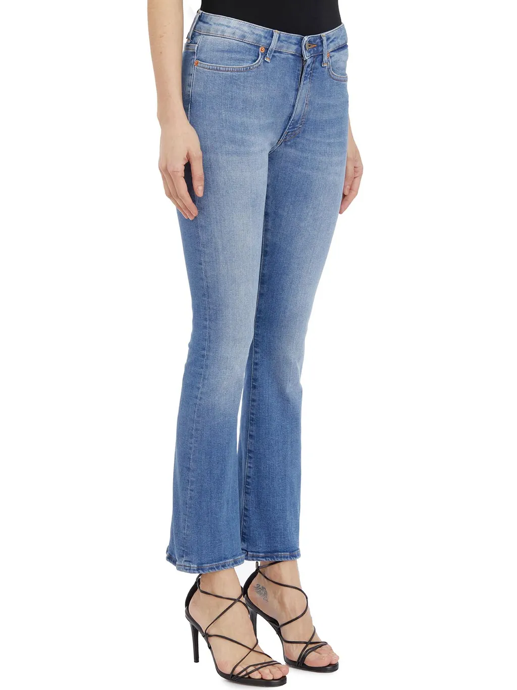 Belt-Strap Jeans