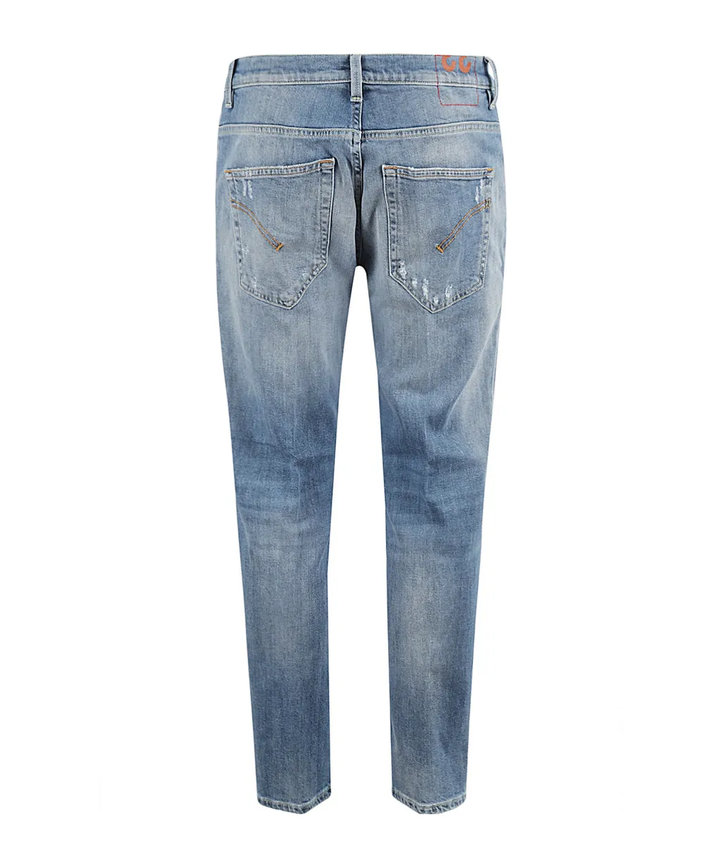 Distressed Finish Jeans
