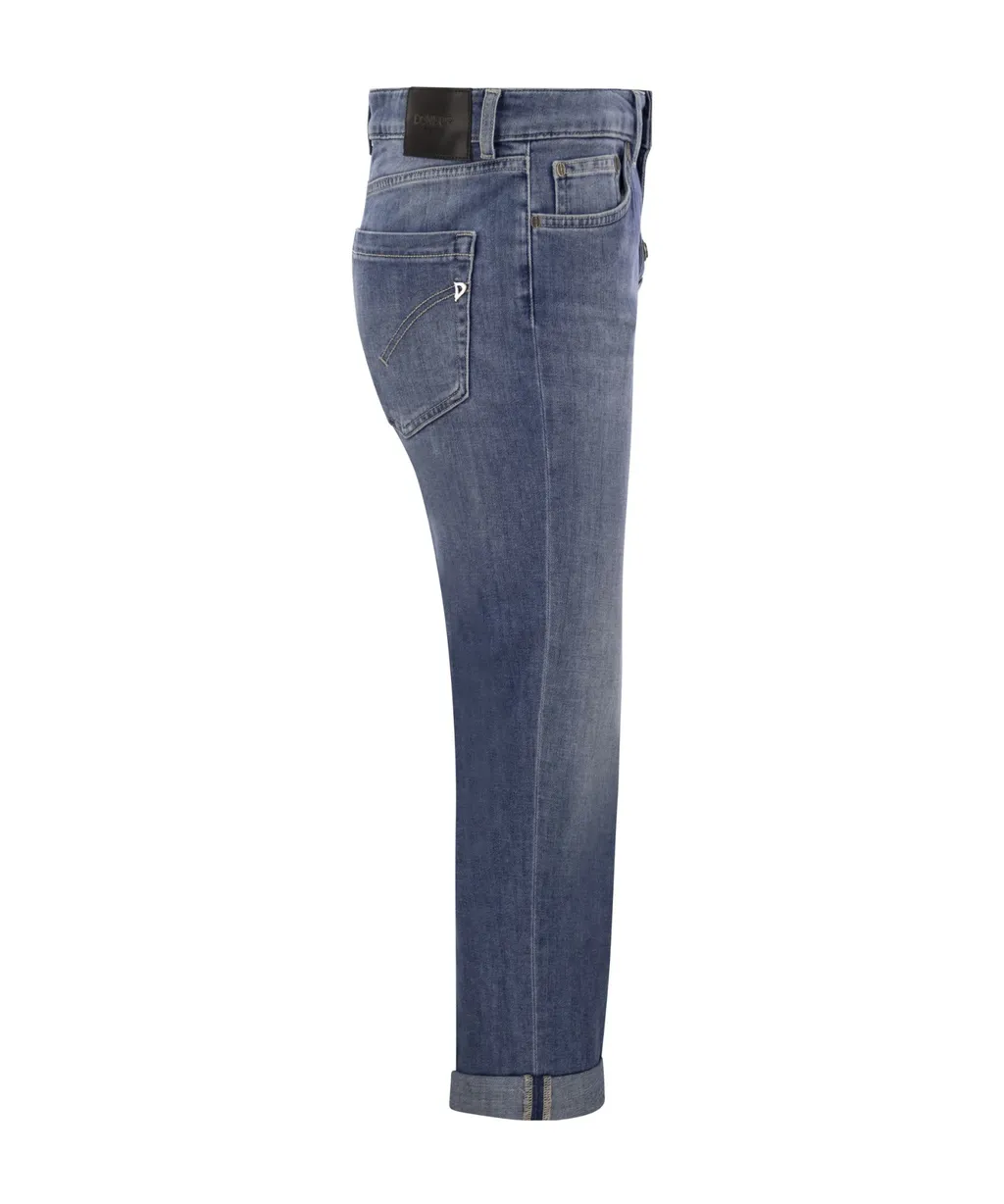 Koons Jewelled Button Loose Jeans