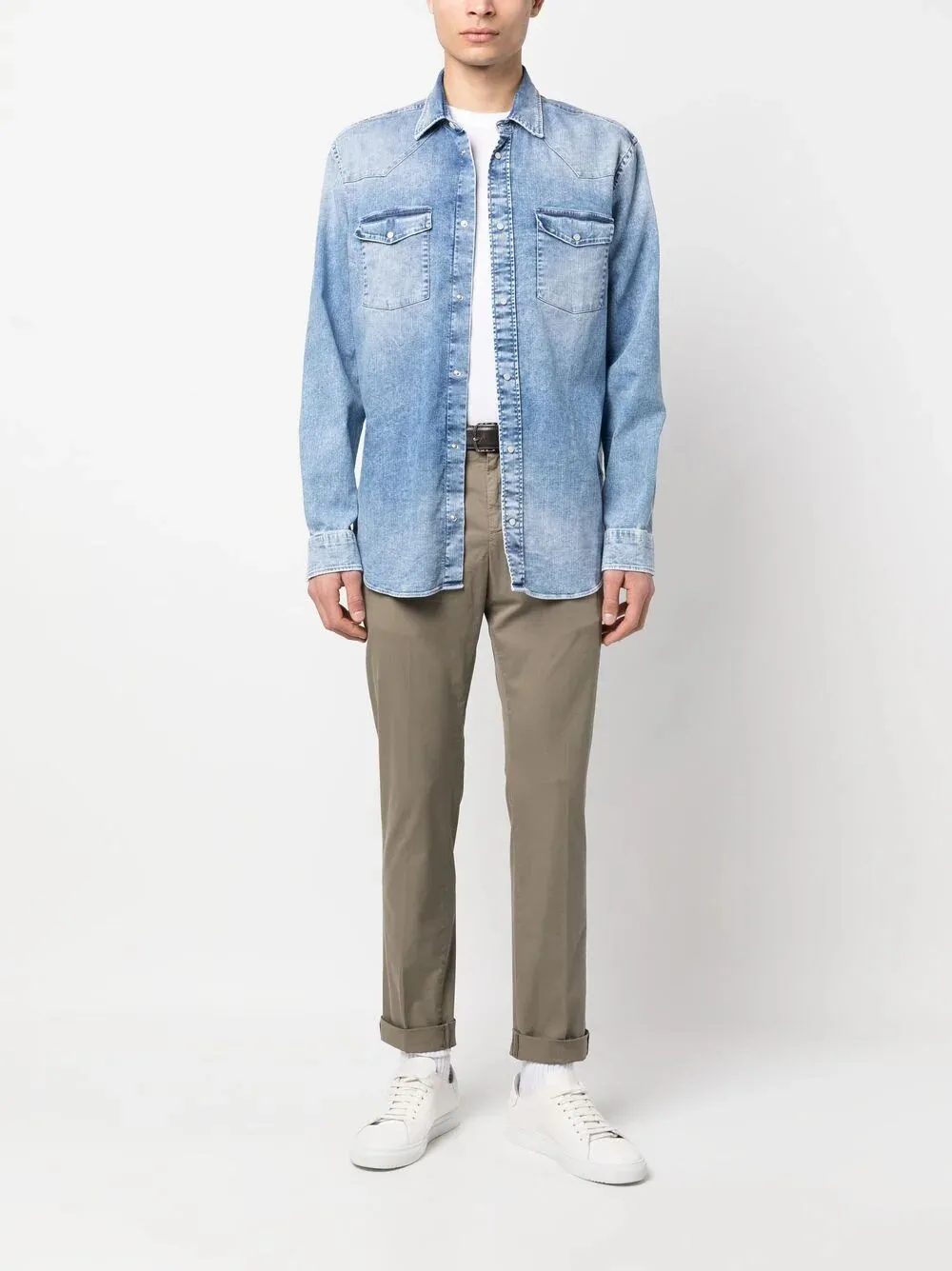 Straight-Leg Chino Trousers
